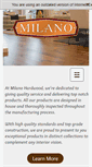 Mobile Screenshot of milanohardwood.com